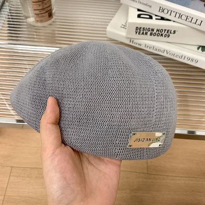 Lettering Beret Hat