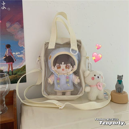 PVC Panel Crossbody Bag / Bag Charm / Set