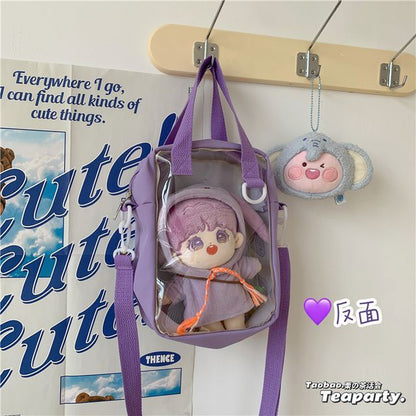 PVC Panel Crossbody Bag / Bag Charm / Set