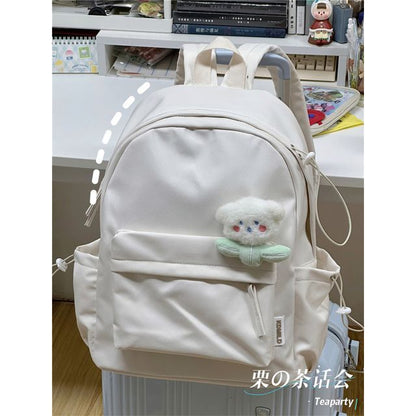 Multi-Pocket Backpack / Bag Charm / Set