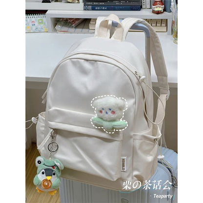 Multi-Pocket Backpack / Bag Charm / Set
