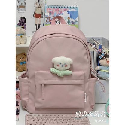 Multi-Pocket Backpack / Bag Charm / Set