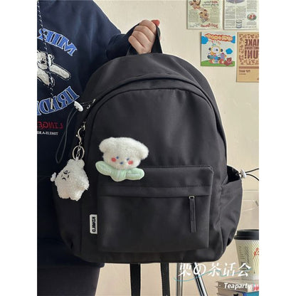 Multi-Pocket Backpack / Bag Charm / Set
