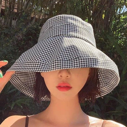 Houndstooth Bucket Hat