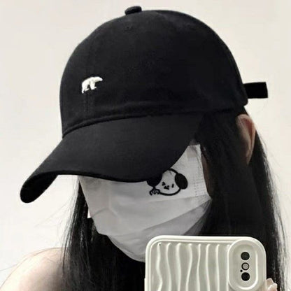 Polar Bear Embroidered Baseball Cap