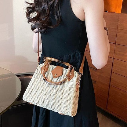 Straw Crossbody Bag