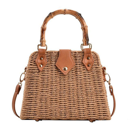 Straw Crossbody Bag