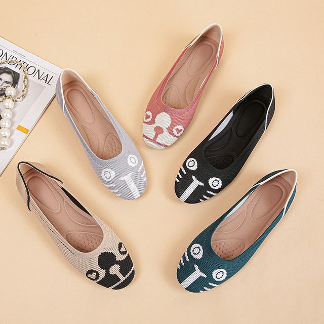 Cartoon Print Flats