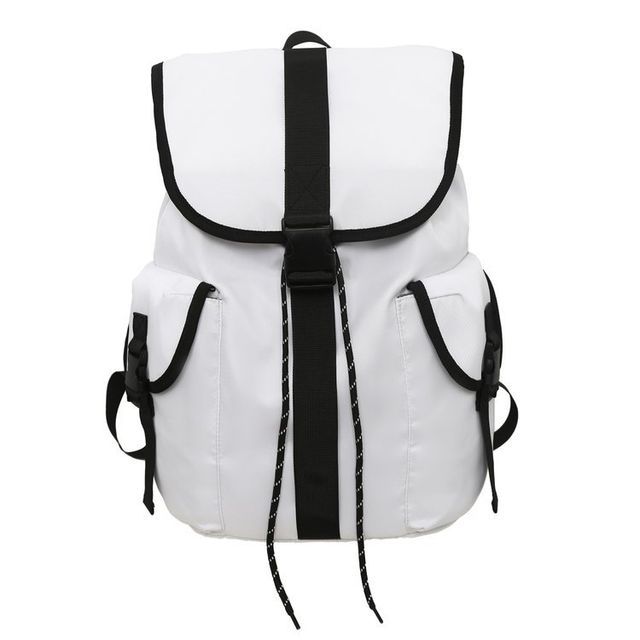 Flap Buckle Nylon Backpack