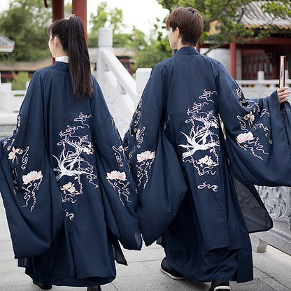 Couple Matching Traditional Chinese Costume Embroidered Cape / Long