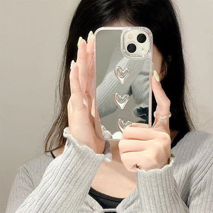 Heart Mirrored Phone Case