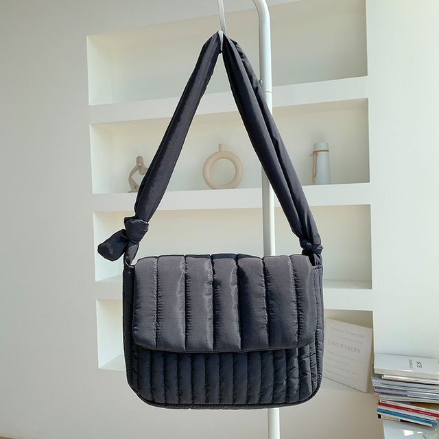 Quilted Flap Crossbody Bag