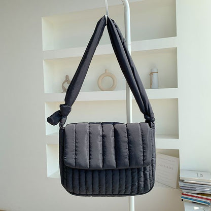 Quilted Flap Crossbody Bag