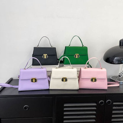 Top Handle Flap Crossbody Bag