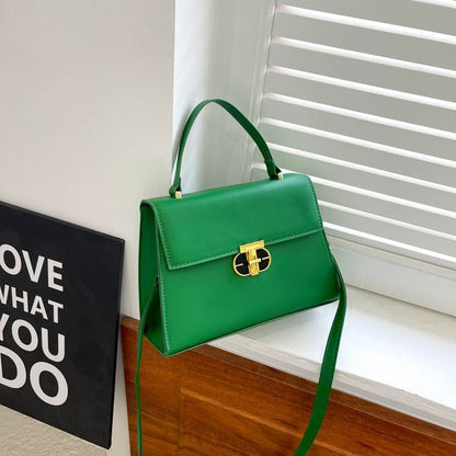 Top Handle Flap Crossbody Bag