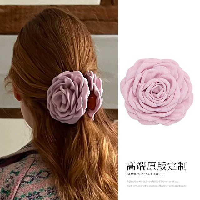 Floral Fabric Hair Clamp (various designs)