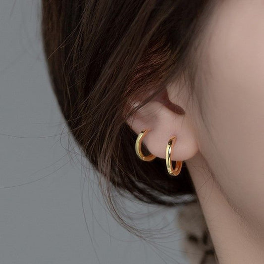 Metal Hoop Earring