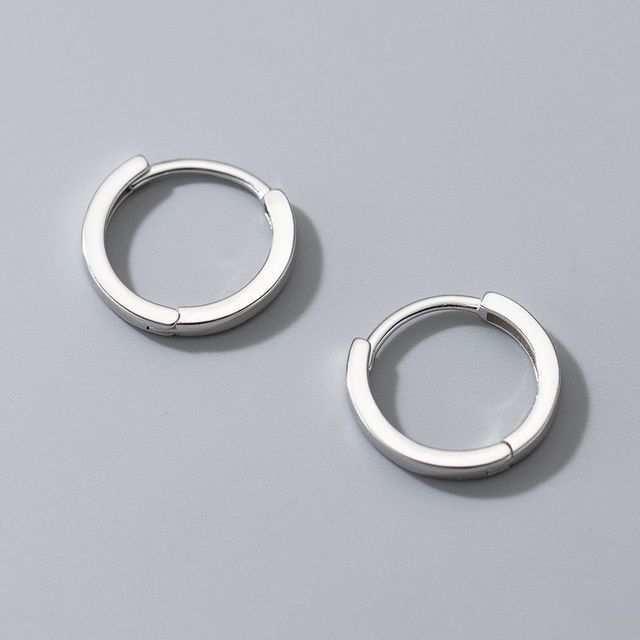 Metal Hoop Earring