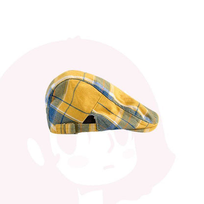 Plaid Flat Cap