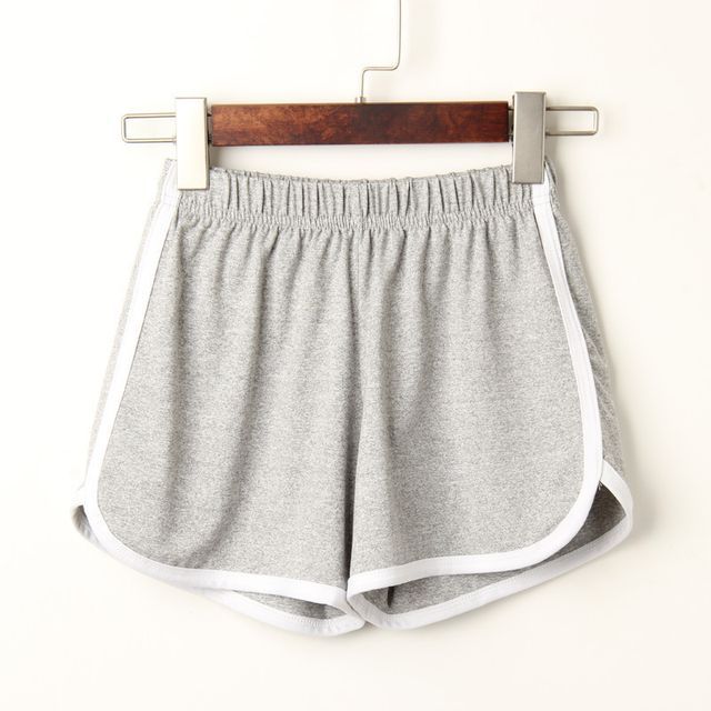 Elastic Waist Piped Shorts
