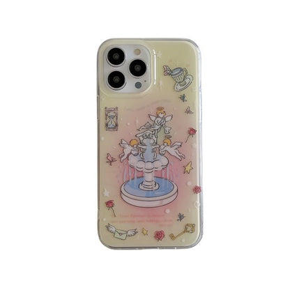 Cupid Fountain Phone Case - iPhone 11 / 12 / 12 Pro / 12 Pro Max / 13 / 13 Pro / 13 Pro Max / 14 / 14 Pro / 14 Pro Max