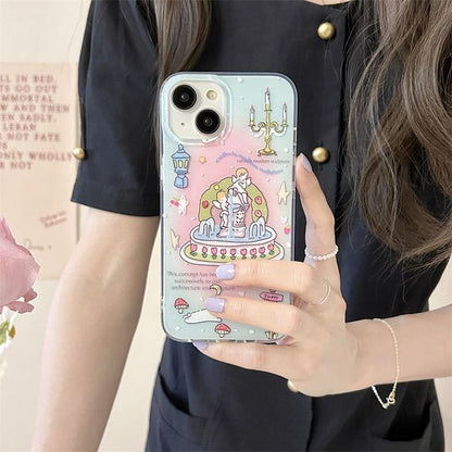 Cupid Fountain Phone Case - iPhone 11 / 12 / 12 Pro / 12 Pro Max / 13 / 13 Pro / 13 Pro Max / 14 / 14 Pro / 14 Pro Max