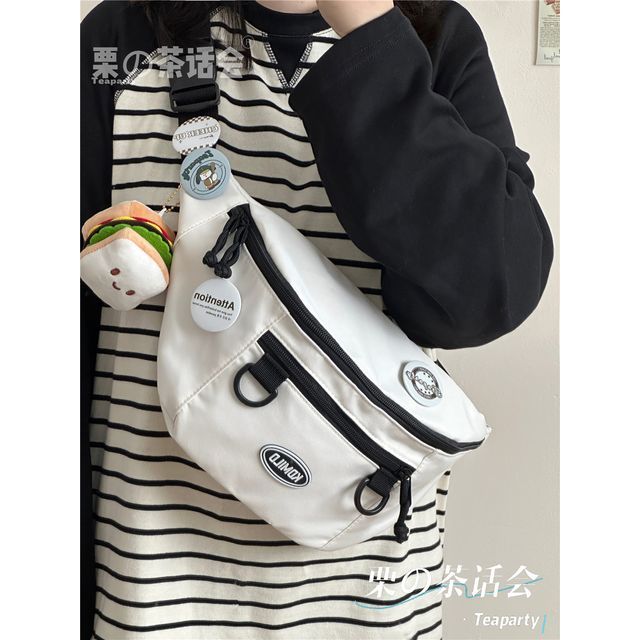 Lettering Logo Sling Bag / Charm / Set