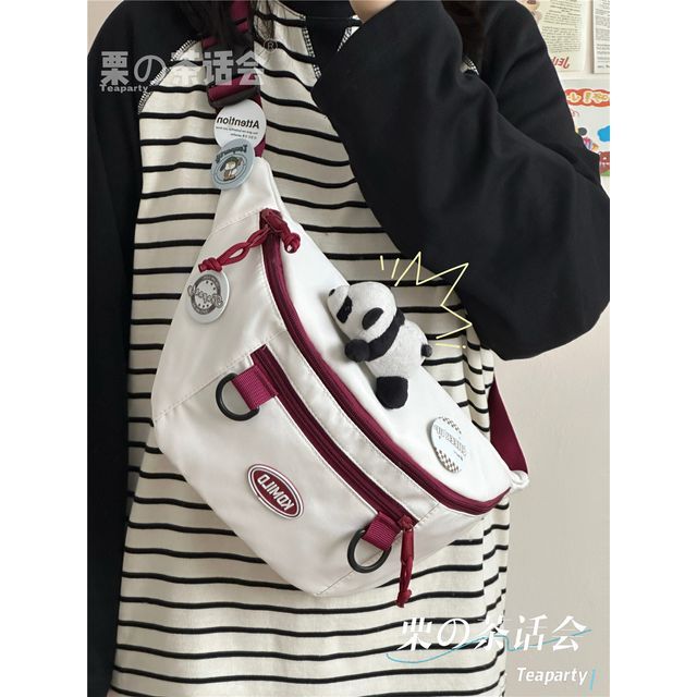 Lettering Logo Sling Bag / Charm / Set