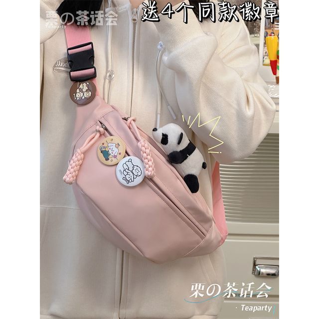 Plain Sling Bag / Badge / Charm / Set