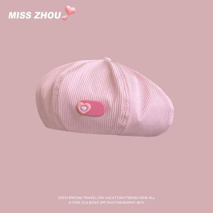 Heart Panel Beret