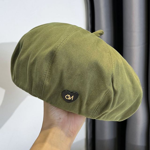 Applique Beret Hat