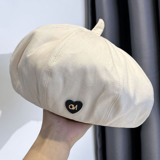 Applique Beret Hat