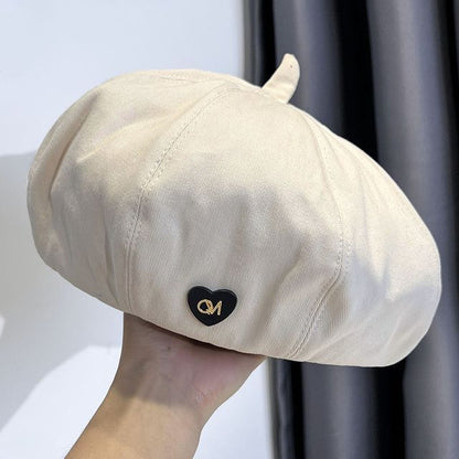 Applique Beret Hat