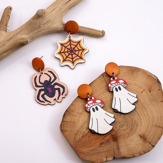 Halloween Cartoon Drop Earring (Various Designs)