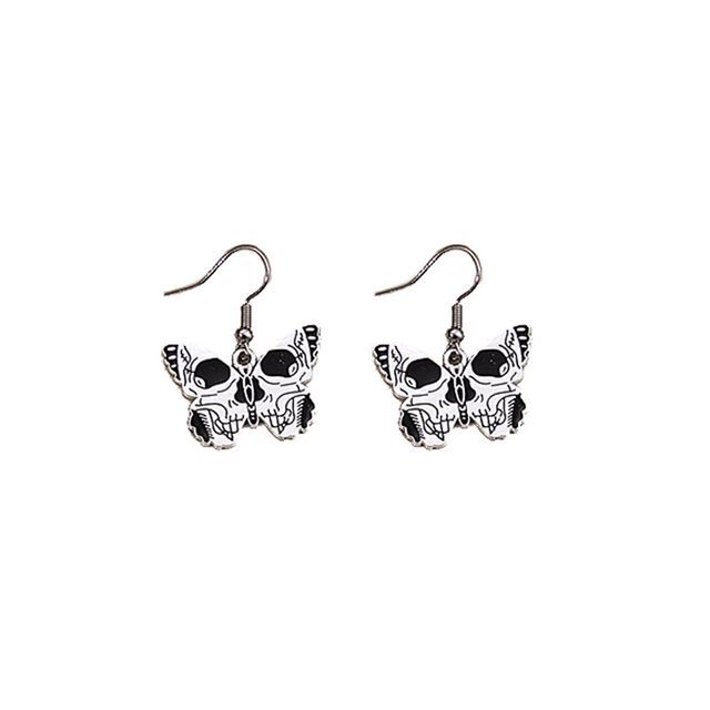 Halloween Butterfly Drop Earring