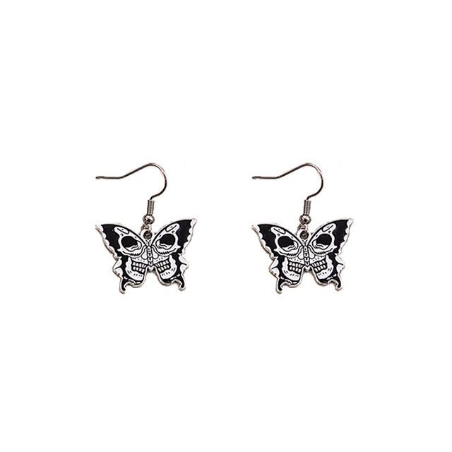 Halloween Butterfly Drop Earring