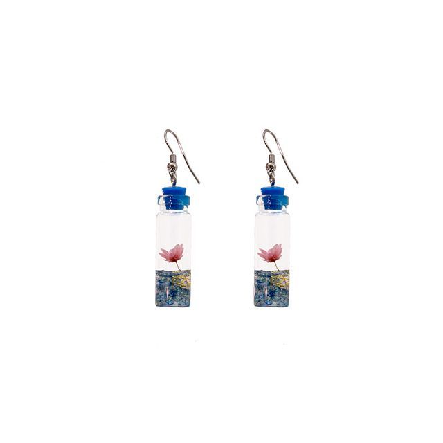 Wish Bottle Drop Earring