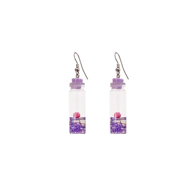 Wish Bottle Drop Earring