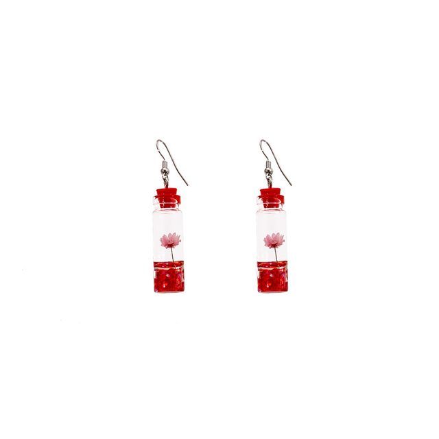 Wish Bottle Drop Earring