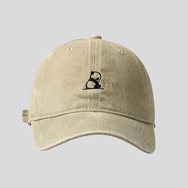 Panda Embroidered Baseball Cap