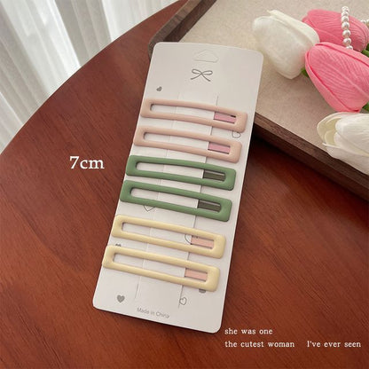 Set of 6: Alloy Hair Clip (Various Designs)