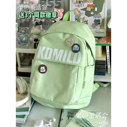 Lettering Backpack / Bag Charm / Set