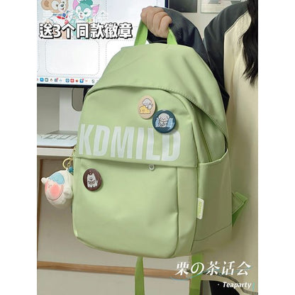 Lettering Backpack / Bag Charm / Set