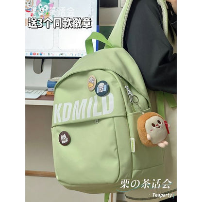 Lettering Backpack / Bag Charm / Set