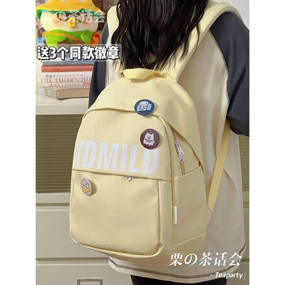 Lettering Backpack / Bag Charm / Set