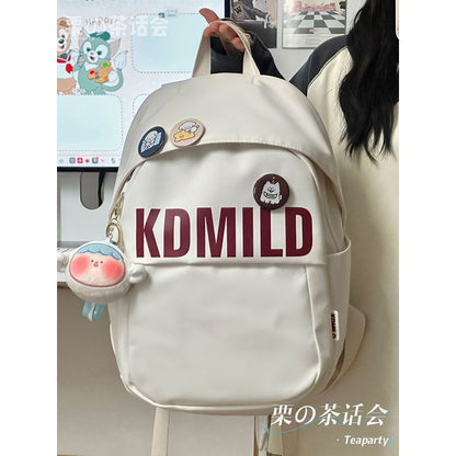 Lettering Backpack / Bag Charm / Set