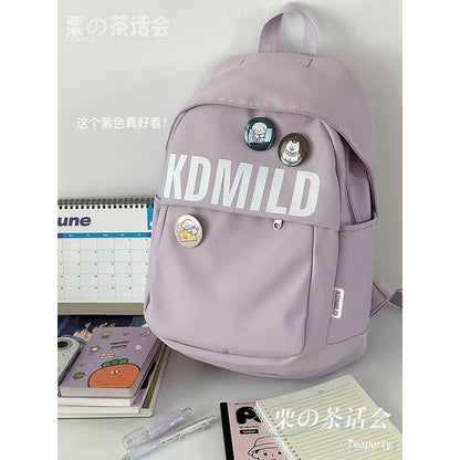 Lettering Backpack / Bag Charm / Set