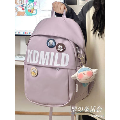 Lettering Backpack / Bag Charm / Set