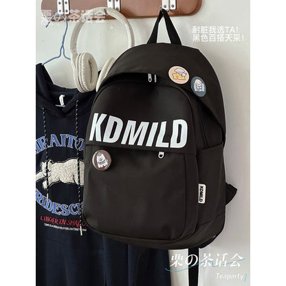 Lettering Backpack / Bag Charm / Set