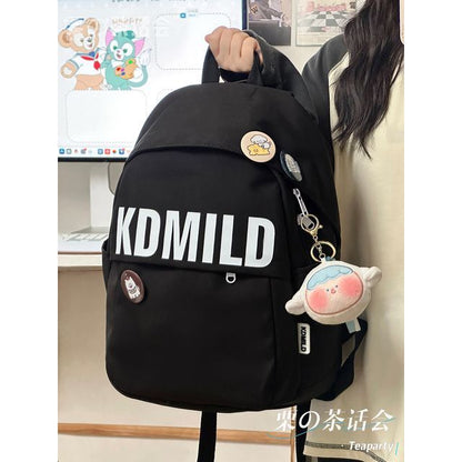 Lettering Backpack / Bag Charm / Set